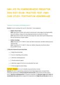 NGN ATI PN COMPREHENSIVE PREDICTOR 2026 EXIT EXAM&colon; PRACTICE TEST &sol;NGN CASE STUDY&colon; POSTPARTUM HEMORRHAGE