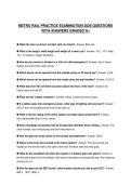 METRO BROKER BUNDLED PRACTICE EXAMINATION 2026 QUESTIONS WITH ANSWERS GRADED A&plus;