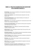 MGMT 311 EXAM 1 COMPREHENSIVE ASSESSMENT 2026 COMPLETE SOLUTIONS GRADED A&plus;