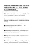 SERVESAFE MANAGER EXAM ACTUAL TEST PAPER 2026 COMPLETE QUESTIONS AND SOLUTIONS GRADED A&plus;
