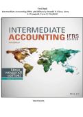Test Bank for Intermediate Accounting IFRS&comma; 4th Edition by Donald E&period; Kieso &vert; chapters 1-24