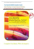 Test Bank for Human Physiology An Integrated Approach&comma; 8th Edition by Silverthorn &vert;Chapters 1-26