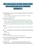 MGT 6655 QUIZ 3 ACTUAL EXAM PAPER 2026 QUESTIONS WITH ANSWERS GRADED A&plus;