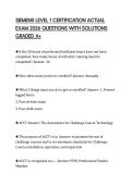 SIEMENS LEVEL 1 CERTIFICATION ACTUAL EXAM 2026 QUESTIONS WITH SOLUTIONS GRADED A&plus;