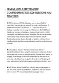 SIEMENS LEVEL 1 CERTIFICATION COMPREHENSIVE TEST 2026 QUESTIONS AND SOLUTIONS