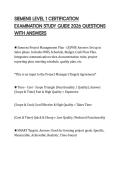 SIEMENS LEVEL 1 CERTIFICATION EXAMINATION STUDY GUIDE 2026 QUESTIONS WITH ANSWERS