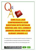 AAMS  EXAM COMPLETE PACKAGE DEAL