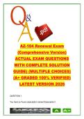 AZ-104 Azure Administrator &lpar;AZ104&rpar; &ndash; 200&plus; Exam Questions on VMs&comma; Networking & Storage with Solutions