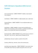 NUR 330 Exam 2 Questions With Correct Answers