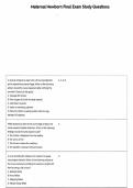Maternal Newborn Final Exam 2025&sol;2026 Edition Actual Questions And Correct Detailed Answers