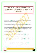 SOIL 1113- CHAPTERS 1-4 EXAM QUESTIONS AND ANSWERS 100&percnt; PASS 2026&sol;2027