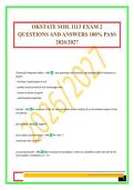 OKSTATE SOIL 1113 EXAM 2 QUESTIONS AND ANSWERS 100&percnt; PASS 2026&sol;2027