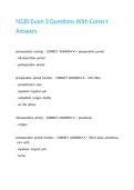N330 Exam 3 Questions With Correct Answers