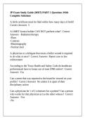 JP Exam Study Guide &lpar;MRT&rpar; PART 1 Questions With Complete Solutions