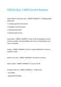 N3CN3 Quiz 1 With Correct Answers