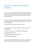 N3CN3 EXAM QUESTIONS WITH COMPLETE SOLUTIONS