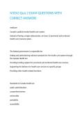 N3CN3 Quiz 2 EXAM QUESTIONS WITH CORRECT ANSWERS