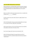 Linux Final NOS 120 Questions and Answers