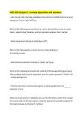 NOS 120 chapter 11 review Questions and Answers