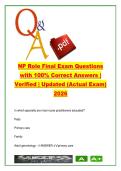 NP Role Final Exam &ndash; 100 Questions&comma; Primary Care&comma; APRN Roles&comma; EBP&comma; Healthcare Policy