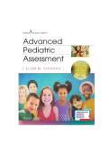 TEST BANK FORAdvanced Pediatric Assessment&comma; Third Edition Third Edition&comma; New by Ellen M&period; Chiocca ISBN&colon;978-0826150110 COMPLETE GUIDE ALL CHAPTERS COVERED 100&percnt; VERIFIED A&plus; GRADE ASSURED&excl;&excl;&excl;&excl;&excl; NEW LATEST UPDATE&excl;&excl;&excl;&excl;&excl;