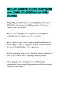 MGT 8803 - BUSINESS STRATEGY PRACTICE EXAMINATION 2026 QUESTIONS WITH ANSWERS GRADED A&plus;