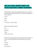 MGT 8803 - BUSINESS STRATEGY FINAL TEST 2026 QUESTIONS WITH CORRECT ANSWERS GRADED A&plus;