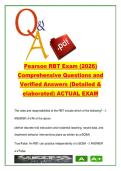 RBT Exam 2026 &ndash; 180 Questions&comma; ABA Principles&comma; Behavior Analysis&comma; Reinforcement & Data Collection &ndash; Pearson Certification