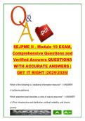 SEJPME II Module 19 Exam 2026 &ndash; 90 Questions&comma; Intelligence Operations&comma; JIPOE&comma; PIRs &ndash; Joint Professional Military Education