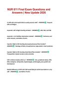 NUR 611 Final Exam Questions and Answers &vert; New Update 2026