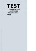 Test Bank Essentials of Nursing Research&colon; Appraising Evidence for Nursing Practice 9th Edition by Denise F&period; Polit & Cheryl Tatano Beck ISBN 9781496351296 Complete Questions and Answers All Chapters A&plus;