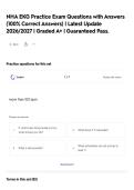 NHA EKG Practice Exam Questions with Answers &lpar;100&percnt; Correct Answers&rpar; &vert; Latest Update 2026&sol;2027 &vert; Graded A&plus; &vert; Guaranteed Pass&period;