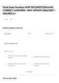 Final Exam Hondros NUR 150 QUESTIONS AND CORRECT ANSWERS &vert; NEW UPDATE 2026&sol;2027 &vert; GRADED A&plus;&period;