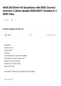 NUR 216 EXAM &num;2 Questions with 100&percnt; Correct Answers &vert; Latest Update 2026&sol;2027 &vert; Graded A&plus; &vert; 100&percnt; Pass&period;