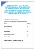 AACN- ACNPC-AG American Association of CriticalCare Nurses &lpar;AACN AGACNP&rpar; Adult-Gerontology Acute&period; Care Nurse Practitioner Certification &lpar;ACNPCAG&rpar; 2026 Actual Exam Questions and Answers
