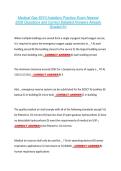 Medical Gas 6010 Installers Practice Exam Newest  2026 Questions and Correct Detailed Answers Already  Graded A&plus; 
