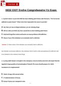 HESI Exit Evolve Comprehensive Exam V2 &ndash; Verified Study Guide