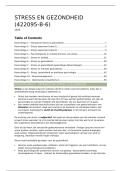Samenvatting Stress & gezondheid &lpar;422095&rpar; - 2026