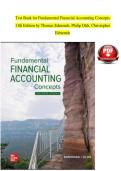Test Bank for Fundamental Financial Accounting Concepts 11th Edition by Thomas Edmonds&comma; Philip Olds&comma; Christopher Edmonds