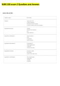 NURS 250 exam 2 Questions and Answers