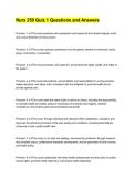Nurs 250 Quiz 1 Questions and Answers