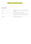 NURS 250 Exam 3 Questions and Answers