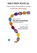 Solution Manual for College Accounting&colon; A Practical Approach 14th Edition by Jeffrey Slater&comma; Mike Deschamps&comma; Chapter 1-25 &vert; All Chapters