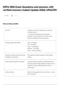 NFPA 1006 Exam Questions and answers with verified Answers &lpar;Latest Update 2026&rpar; UPDATE&excl;&excl;