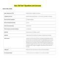 Nurs 104 Test 1Questions and Answers