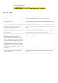 NURS 104 Test 1 Unit 1Questions and Answers