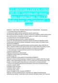 CFT MONITOR CERTIFICATION 2025-2026 &vert; Questions and Answers &vert; Army Combat Fitness Test &vert; CFT Monitor Exam &vert; Pass Guaranteed - A&plus; Graded