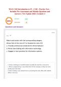 WGU C182 Introduction to IT - C182 - Practice Test - Includes Pre-Assessment and Module Questions and Answers &vert; New Update 2026 &vert; Graded A&plus;
