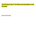 UCVTS Edery Bio B 7&sol;8 Flashcards Questions and  Answers