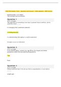 COUC 504 Bundled Quizzes with complete solutions&period;